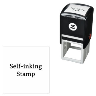 Maak Uw Eigen Eenvoudige Aangepaste 3,8 cm x 3,8 c Zelfinktende Stempel