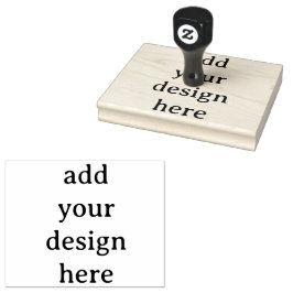 Maak Uw Eigen Eenvoudige Aangepaste 4" x 5" Rubber Rubberstempel