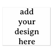 Maak Uw Eigen Eenvoudige Aangepaste 4" x 5" Rubber Rubberstempel (Afrduk)