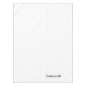 Maak Uw Eigen Eenvoudige Aangepaste 52"x70" Tafelkleed (Voorkant)