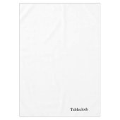 Maak Uw Eigen Eenvoudige Aangepaste 60"x84" Tafelkleed (Voorkant)