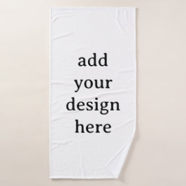 Maak uw eigen eenvoudige aangepaste 76 x 152 cm badhanddoek