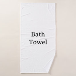 Maak uw eigen eenvoudige aangepaste 76 x 152 cm badhanddoek