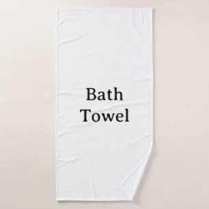 Maak uw eigen eenvoudige aangepaste 76 x 152 cm badhanddoek