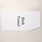 Maak uw eigen eenvoudige aangepaste 76 x 152 cm badhanddoek (Badhanddoek)