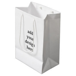 Maak Uw Eigen Eenvoudige Aangepaste 7”x4.5”x10” Gl Medium Cadeauzakje