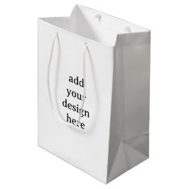 Maak Uw Eigen Eenvoudige Aangepaste 7”x4.5”x10” Ma Medium Cadeauzakje
