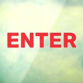 Maak Uw Eigen Eenvoudige Aangepaste Binnenkomst Ra Raamsticker (Vel 3)