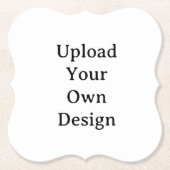 Maak uw eigen eenvoudige aangepaste bracket kartonnen onderzetters (Voorkant)