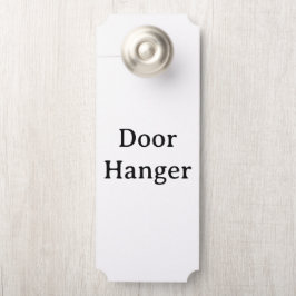 Maak Uw Eigen Eenvoudige Aangepaste Grote Ticket Deurhanger