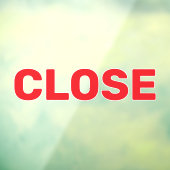 Maak Uw Eigen Eenvoudige Aangepaste Sluit Venster  Raamsticker (Vel 3)