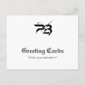 Maak Uw Eigen Eenvoudige Professioneel Briefkaart (Voorkant)