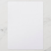 Maak Uw Eigen Eenvoudige Professionele 6.5" x 8.75 Kaart (Achterkant)