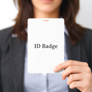 Maak Uw Eigen Eenvoudige Verticale 4"x6" PVC Kunst Badge