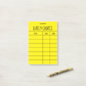 Maak Uw Eigen Effen Kleur Takenlijst Post-it® Notes (Op bureau)