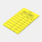 Maak Uw Eigen Effen Kleur Takenlijst Post-it® Notes (Schuin)