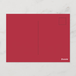 Maak uw eigen effen rode glanzende ansichtkaart briefkaart