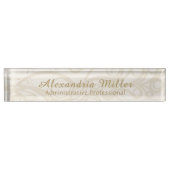 Maak uw eigen elegante administratieve professiona naambordje (Voorkant)