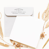 Maak uw eigen elegante klassieke retouradres  zelfinktende stempel