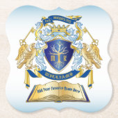 Maak uw eigen embleekboomstructuurcode gekweekt go kartonnen onderzetters (Voorkant)