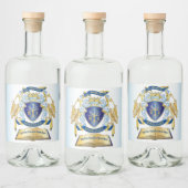 Maak uw eigen embleekboomstructuurcode gekweekt go likeurfles etiket (Flessen)