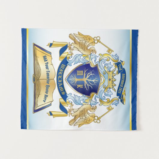 Maak uw eigen embleekboomstructuurcode gekweekt go wandkleed (Voorkant (horizontaal))