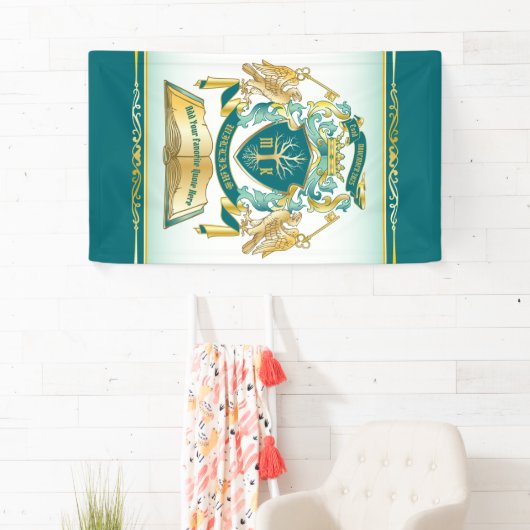 Maak uw eigen embleke boomstructuurcode gekroonde  spandoek (Insitu)