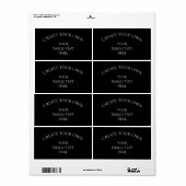 Maak Uw Eigen Etiket (Full Sheet)