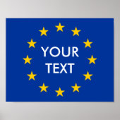 Maak uw eigen EU-vlag posters (Voorkant)