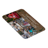 Maak uw eigen familie collage rustieke hout Kerstm Magneet (Rechterzijde)