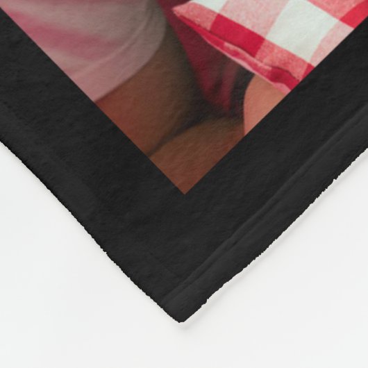 Maak uw eigen familie kerstcadeau fleece deken (Hoek)