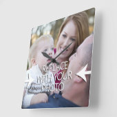 Maak uw eigen familieklok vierkante klok (Hoek)