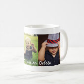 Maak uw eigen favoriete foto's en tekst-Mok Koffiemok (Voorkant rechts)