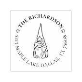 Maak uw eigen Feestdagen kerstretouradres Zelfinktende Stempel (Design)