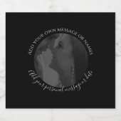 Maak Uw Eigen Foto Bierfles Huwelijkslabel Bier Etiket (Enkel label)