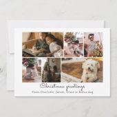 Maak uw eigen foto Collage Persoonlijke Kaart (Voorkant)