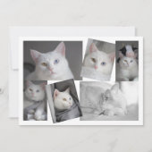 Maak uw eigen foto Collage Persoonlijke Kaart (Voorkant)