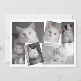 Maak uw eigen foto Collage Persoonlijke Kaart