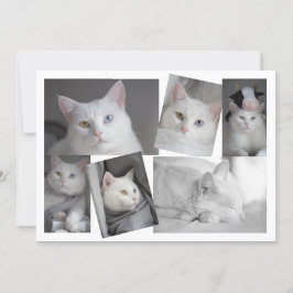 Maak uw eigen foto Collage Persoonlijke Kaart