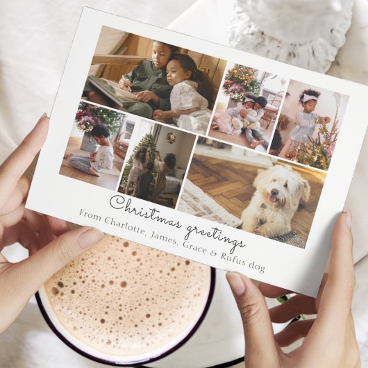 Maak uw eigen foto Collage Persoonlijke Kaart