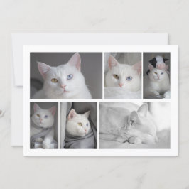 Maak uw eigen foto Collage Persoonlijke Kaart