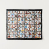 Maak Uw Eigen Foto Collage van 80 Foto's Bewerkbar Wandkleed (Voorkant (horizontaal))