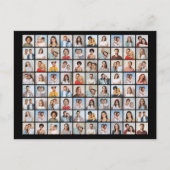 Maak Uw Eigen Foto Collage van 80 Foto's Briefkaart (Voorkant)