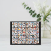 Maak Uw Eigen Foto Collage van 80 Foto's Briefkaart (Staand voorkant)