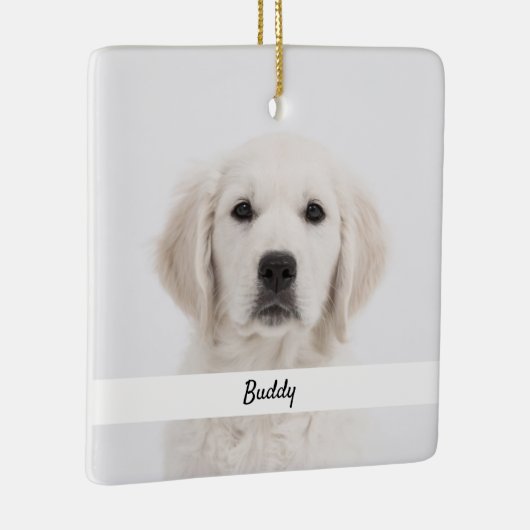 Maak uw eigen foto-herinneringen voor persoonlijke keramisch ornament (Rechts)