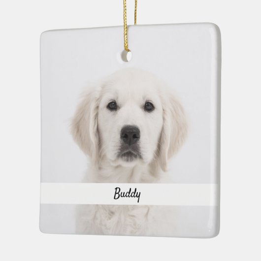 Maak uw eigen foto-herinneringen voor persoonlijke keramisch ornament (Links)