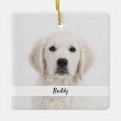 Maak uw eigen foto-herinneringen voor persoonlijke keramisch ornament (Voorkant)