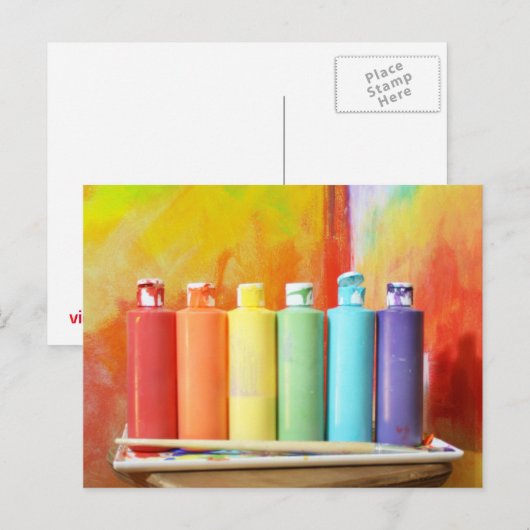 Maak uw eigen foto van Rainbows Briefkaart (Voorkant / Achterkant)