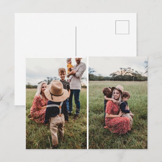 Maak uw eigen foto voor de eigen aangepaste Collag Briefkaart (Voorkant / Achterkant)