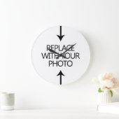 Maak uw eigen foto-wandklokken grote klok (Huis)